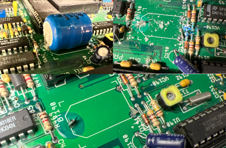 before, mid and after